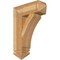 Ekena Millwork Thorton Arts & Crafts Rough Sawn Bracket, Western Red Cedar, 6"W x 20"D x 28"H BKT06X20X28THR03RWR - alternate 1